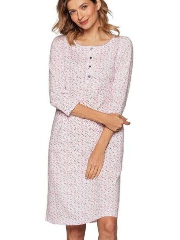 Bavlněná noční košilka Renya světle hnědá