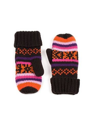 Rukavice Turku - tmavohnědá