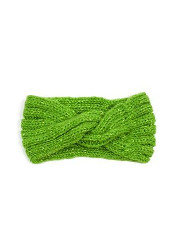 Čelenka se třpitkami limetková