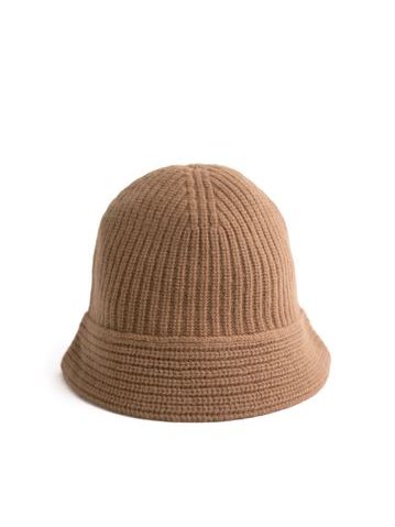 Vlněný klobouk - světlehnědý