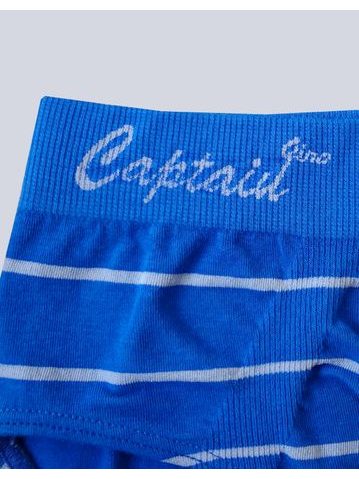 GINA dětské slipy chlapecké, širší bok, šité, s potiskem 61003P - dunaj tm. tyrkysová