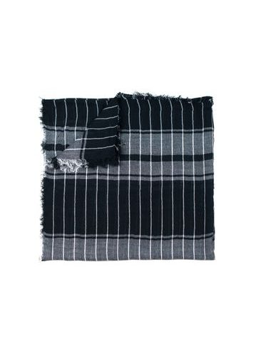 Pruhovaný šál černý