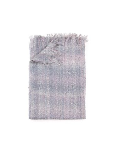 Šál s třásněmi - starorůžový