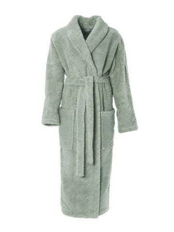 Unisex dlouhý savý župan s kapucí TAMPA duo petrolejová