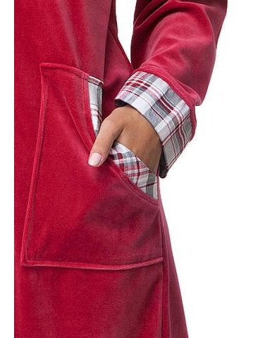 Dámský dlouhý župan se šálovým límcem FLORA starorůžová