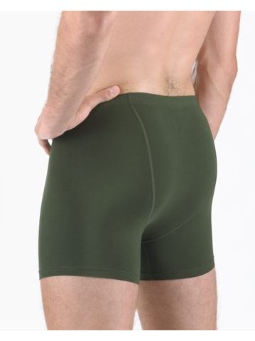 Boxerky s dlouhou nohavičkou EcoBamboo - Černá