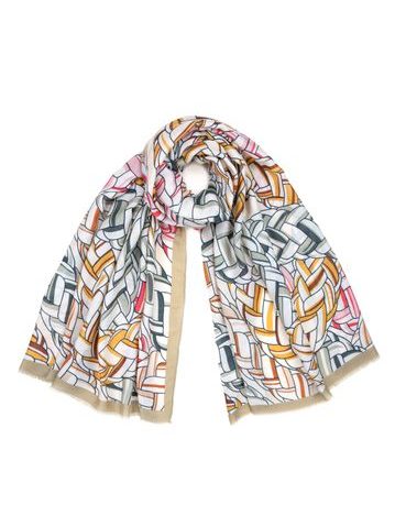 Šál Neville - světlebéžová