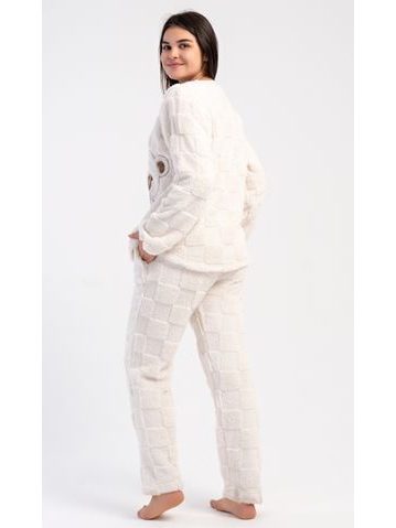 Dámská saténová košilka DKAREN Liwia krémová