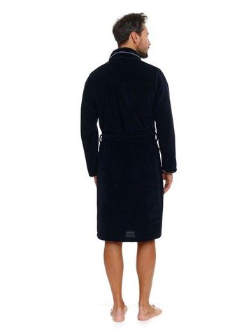 Pánský župan 9101 dark blue