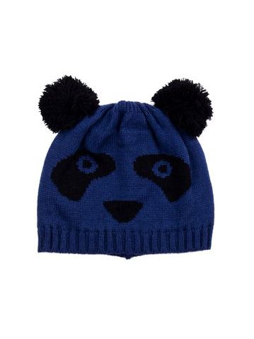 Čepice Panda - modrá