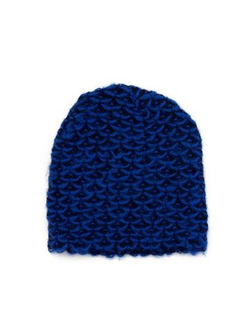 Modrá čepice beanie