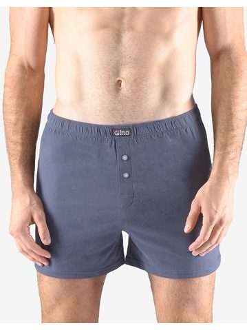 Pánské trenky volné, šité, jednobarevné 75162P - kouřová