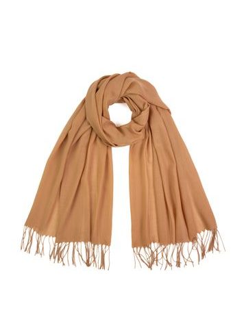 Šál Samadi - tmavobéžová