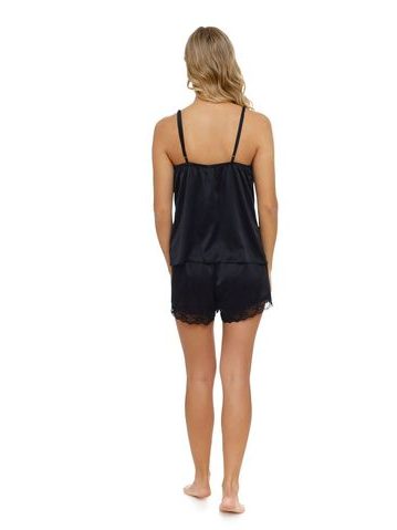 Saténový komplet Day černý