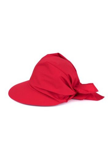 Kšilt s vázáním červený