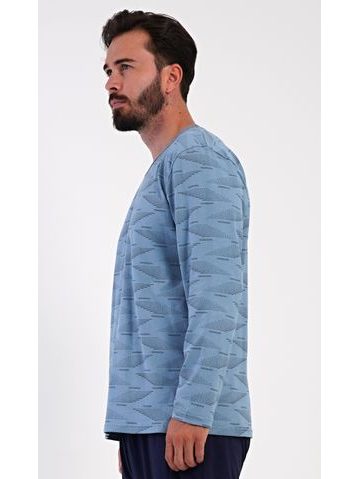 Pánské saténové pyžamo Adam vínové