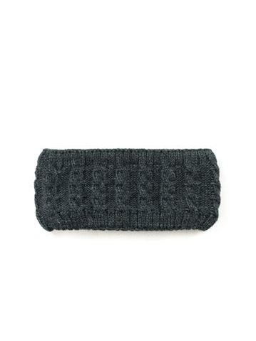 Čelenka se zdobením tmavošedá