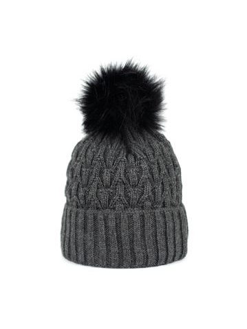 Čepice Zimní ráno, tmavě šedá