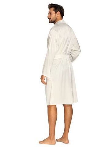 Pánský dlouhý hřejivý župan se šálovým límcem LILLY a JACK EXTRA tmavě modrá