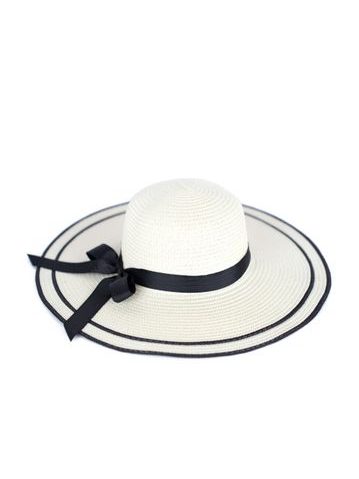 Retro dámský klobouk s černou mašlí