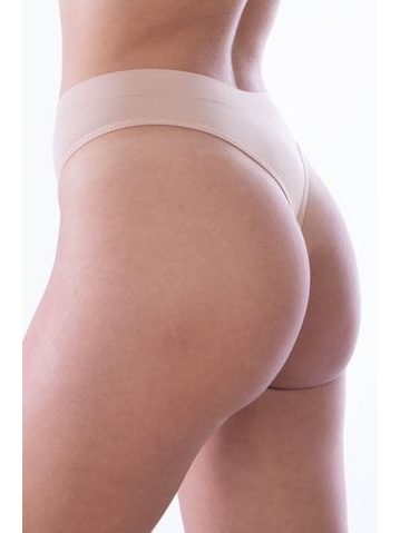 Bezešvá tanga Lili béžová