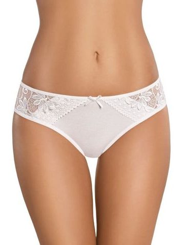 Bokové dámské kalhotky bílé