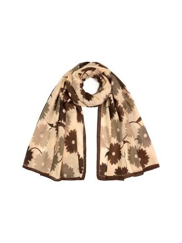 Šál Shawn - hnědá