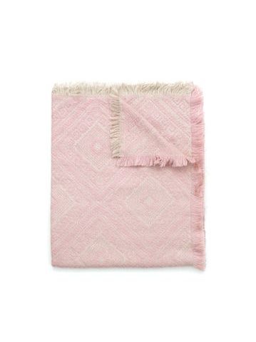 Šála s řeckým motivem růžová