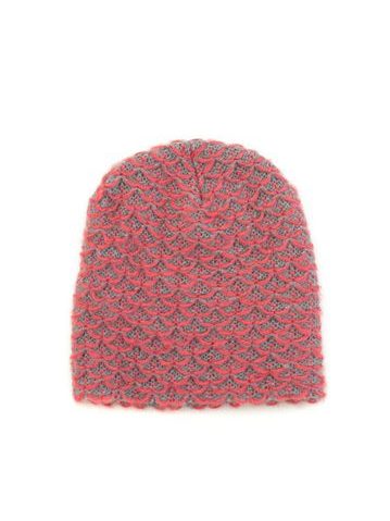 Růžová čepice beanie