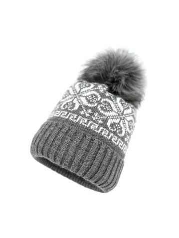 Čepice Prosincové ráno šedá