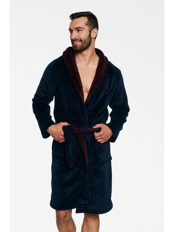 Pánský župan Term tmavě modrý