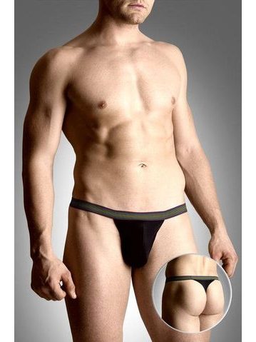Pánská tanga SOFTLINE 4496 černá