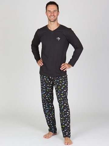 Pánské dlouhé pyžamo LARS
