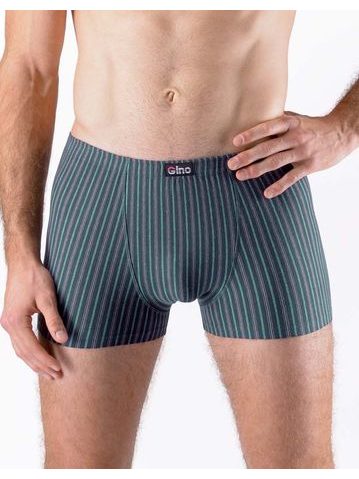 Pánské boxerky s kratší nohavičkou, kratší nohavička, šité 73131P - lékořice dunaj