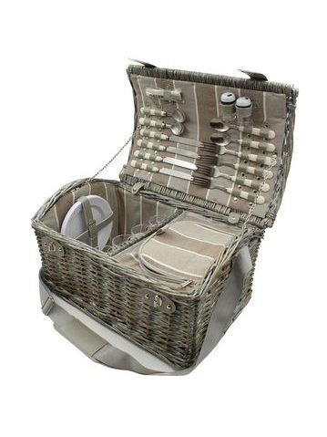 Piknikový koš pro 4 osoby ZQ24-504 - přírodní