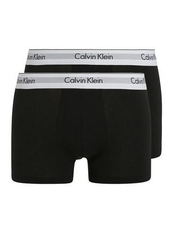 Pánské boxerky CALVIN KLEIN Modern Cotton Stretch 2 pack NB1086A černá