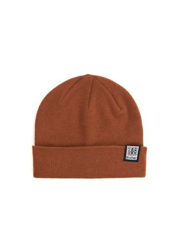 Čepice beanie dvojitá cihlová