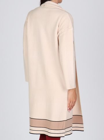 Dlouhý cardigan fuchsiový