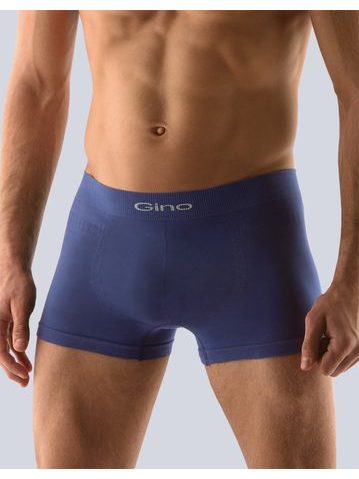 Pánské boxerky s kratší nohavičkou, kratší nohavička, bezešvé, jednobarevné MicroBavlna 53000P - lékořice