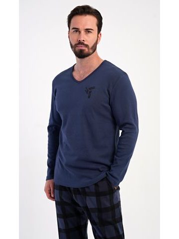 Pánské saténové pyžamo Adam vínové