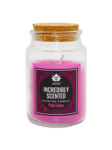 ARÔME Svíčka 120 g, se špuntem, Pink Lotus