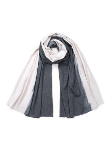 Dvoubarevný elegantní šál