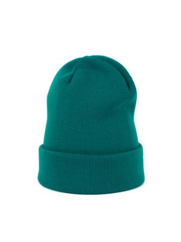 Zimní čepice unisex barva moře