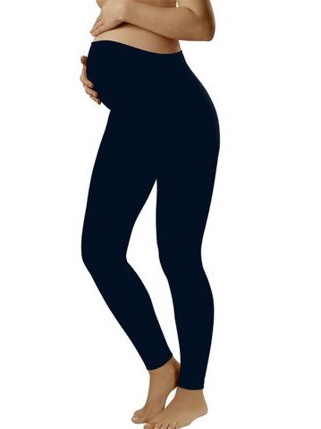 Těhotenské legíny Leggins long blue