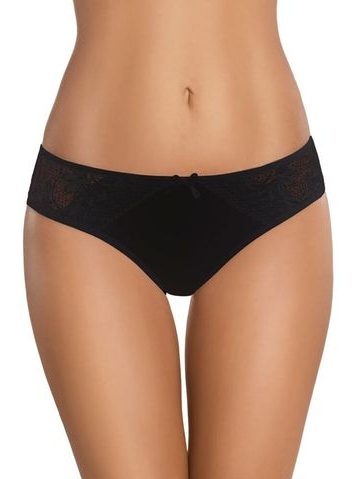 Bokové dámské kalhotky černé