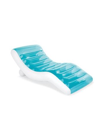 INTEX Matrace nafukovací Splash Lounge, barva modrá/bílá