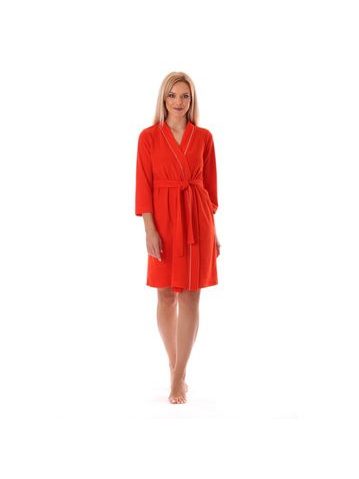 Dámský župan BARI kimono 3/4 červená