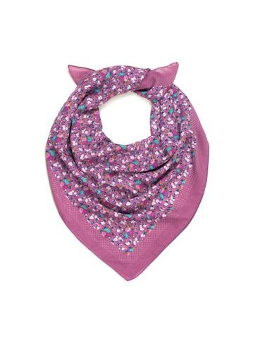 Oranžový šátek do vlasů pin-up bandana