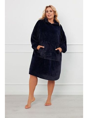Oversize polar mikina Forio tmavě modrá