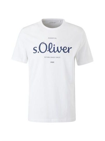 Pánské tričko s krátkým rukávem s.Oliver bílé